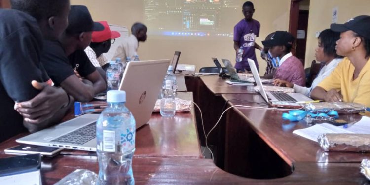 Kankan : des hommes de médias outillés en techniques  de traitement et montagne vidéo…