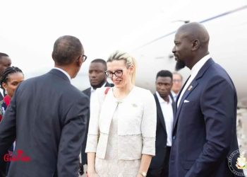 𝗩𝗶𝘀𝗶𝘁𝗲 𝗱’𝗮𝗺𝗶𝘁𝗶𝗲 𝗲𝘁 𝗱𝗲 𝘁𝗿𝗮𝘃𝗮𝗶𝗹 : 𝗹𝗲 𝗣𝗿𝗲𝘀𝗶𝗱𝗲𝗻𝘁 𝗱𝗲 𝗹𝗮 𝗥𝗲𝗽𝘂𝗯𝗹𝗶𝗾𝘂𝗲, 𝗦.𝗘. 𝗹𝗲 𝗚𝗲𝗻𝗲𝗿𝗮𝗹 𝗠𝗮𝗺𝗮𝗱𝗶 𝗗𝗼𝘂𝗺𝗯𝗼𝘂𝘆𝗮, 𝗲𝘀𝘁 𝗮𝗿𝗿𝗶𝘃𝗲 𝗮 𝗞𝗶𝗴𝗮𝗹𝗶.