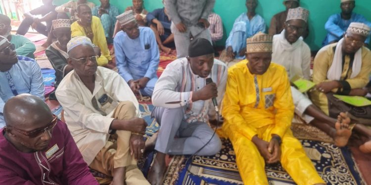 Quartier kirikiran / CU Kagbelen: Clôture de la lecture du Saint Coran après une semaine organise par la jeunesse.