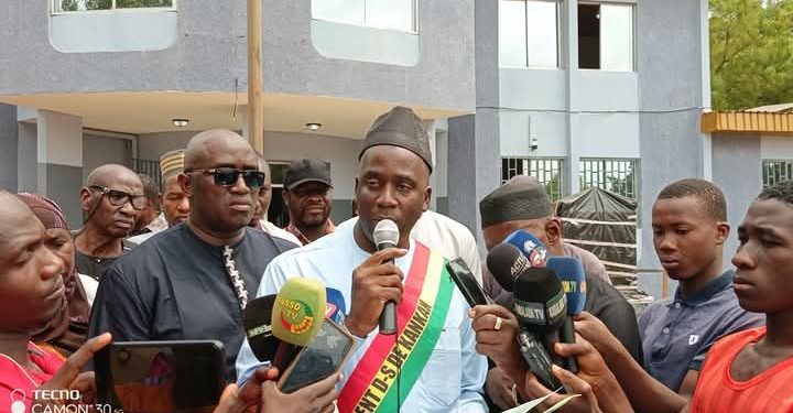 Cérémonie d’inauguration du bloc administratif de la Commune urbaine de Kankan