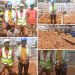 CU de Sanoyah/ Conakry : L’honorable Aboubacar Sabari Conté en tournée de visite du projet de la construction de 28 cabines de toilettes dans la commune urbaine de Sanoyah.
