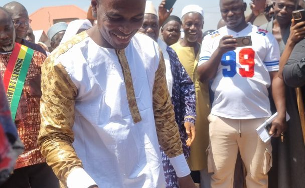 Tabounssou / CR Khorira : Pose de la première pierre du bureau du Siège de district