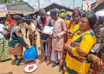 CR Moribayah /Forécariah : l’inauguration du marché quotidien de Moribayah centre.