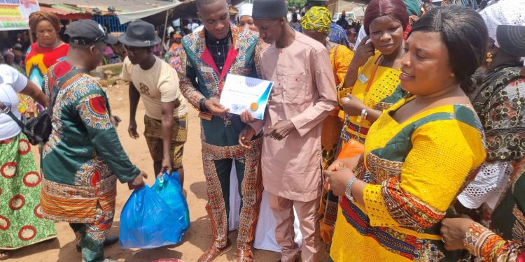 CR Moribayah /Forécariah : l’inauguration du marché quotidien de Moribayah centre.