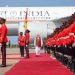 Narendra Modi arrive à Accra