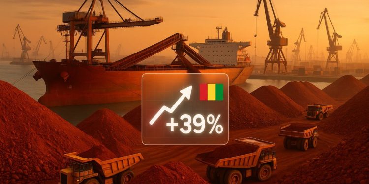 Les exportations de bauxite bondissent de 39% en Guinée