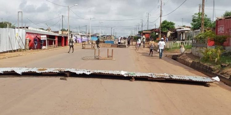 Une manifestation de l’opposition ivoirienne, organisée samedi à Abidjan « pour la démocratie, la justice et la paix »