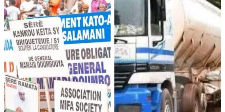 Début de la campagne électorale a Kankan : Entre galère et pénurie d’essence