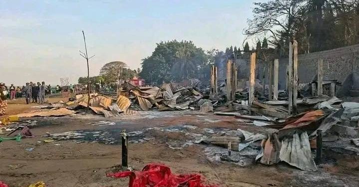 Un violent incendie ravage la plage de Rogbané, en Guinée: un mort et d’importants dégâts matériels