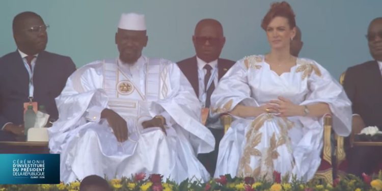 Cérémonie d&rsquo;investiture de Mamadi Doumbouya en Guinée