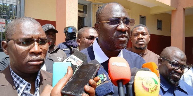 Les jeunes devant le procureur général de Kankan