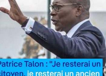 Patrice Talon: Je resterai un citoyen, je resterai un ancien président,