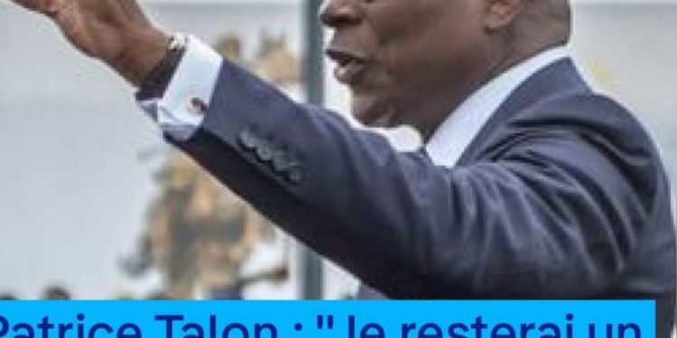 Patrice Talon: Je resterai un citoyen, je resterai un ancien président,
